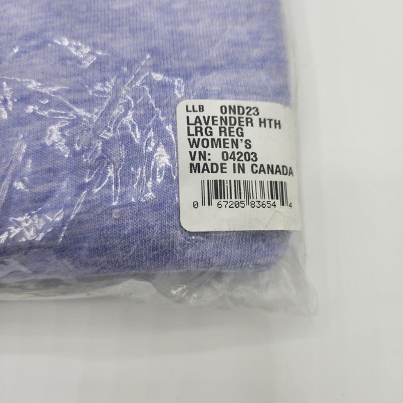 Ll Bean Double Layer Thermal Pants Womans Size Large Purple - Picture 3 of 6